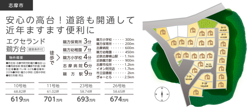 志摩市のエクセランド鵜方台の物件情報（PC)